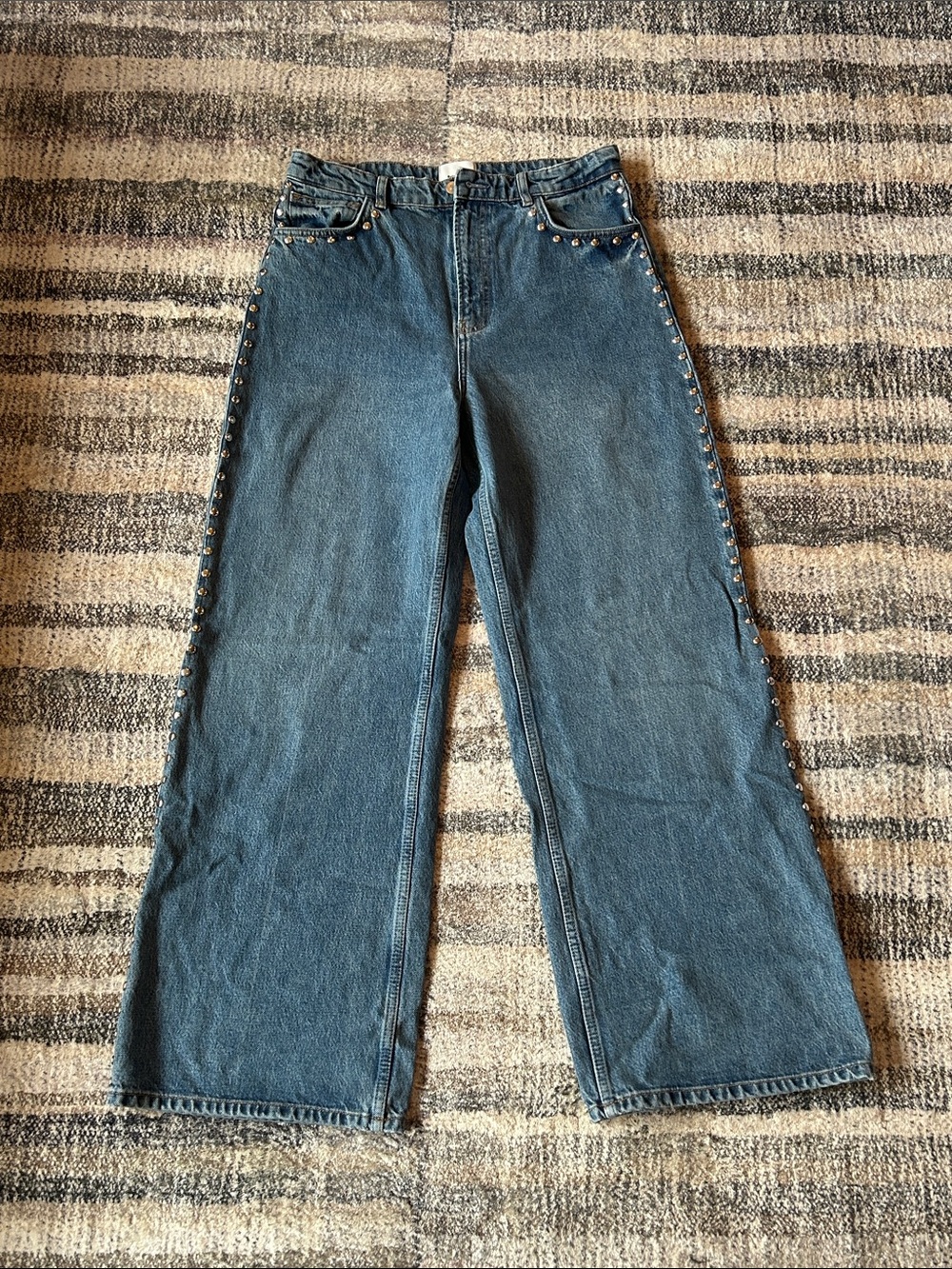 Cary High Rise Slouchy Wide Leg Jeans - Reformation Size 30